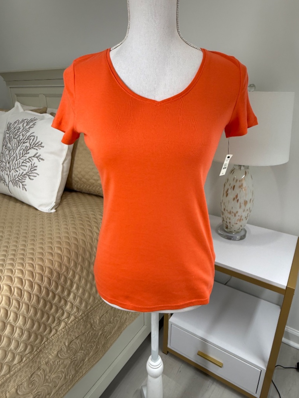 Talbots V Neck T Shirt Size Small Petite